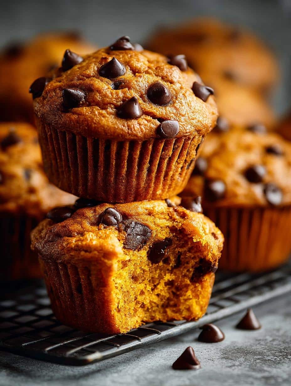 Pumpkin Chocolate Chip Muffins: 12 Irresistible Treats - Pumpkin Chocolate Chip Muffins - main visual representation