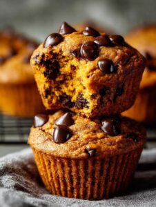 Pumpkin Chocolate Chip Muffins
