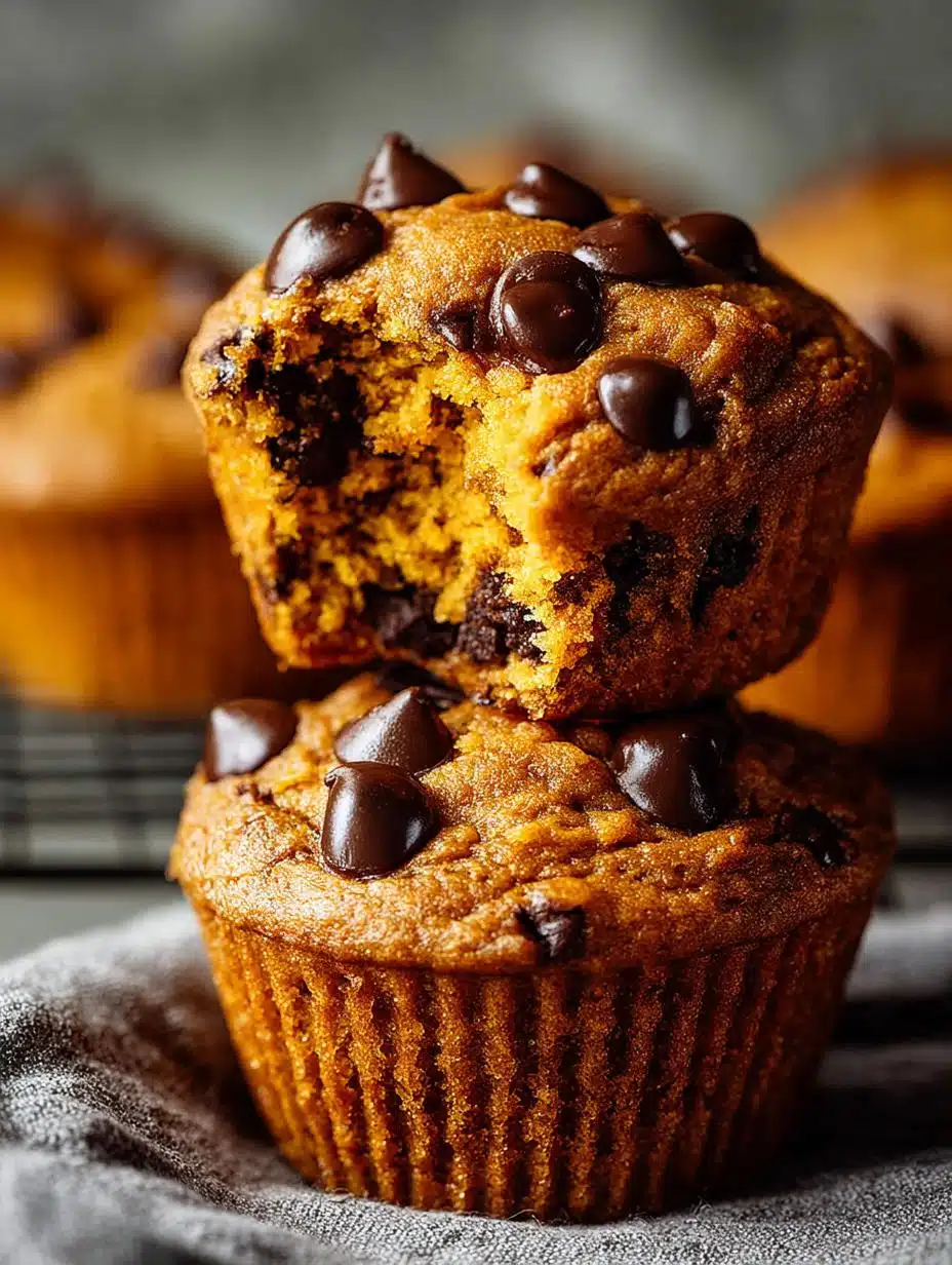 Pumpkin Chocolate Chip Muffins