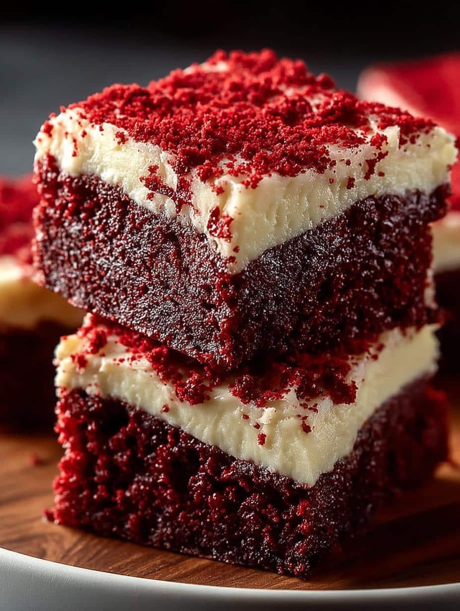 Red Velvet Brownies: 5 Deliciously Easy Recipes to Try - Red Velvet Brownies - additional detail