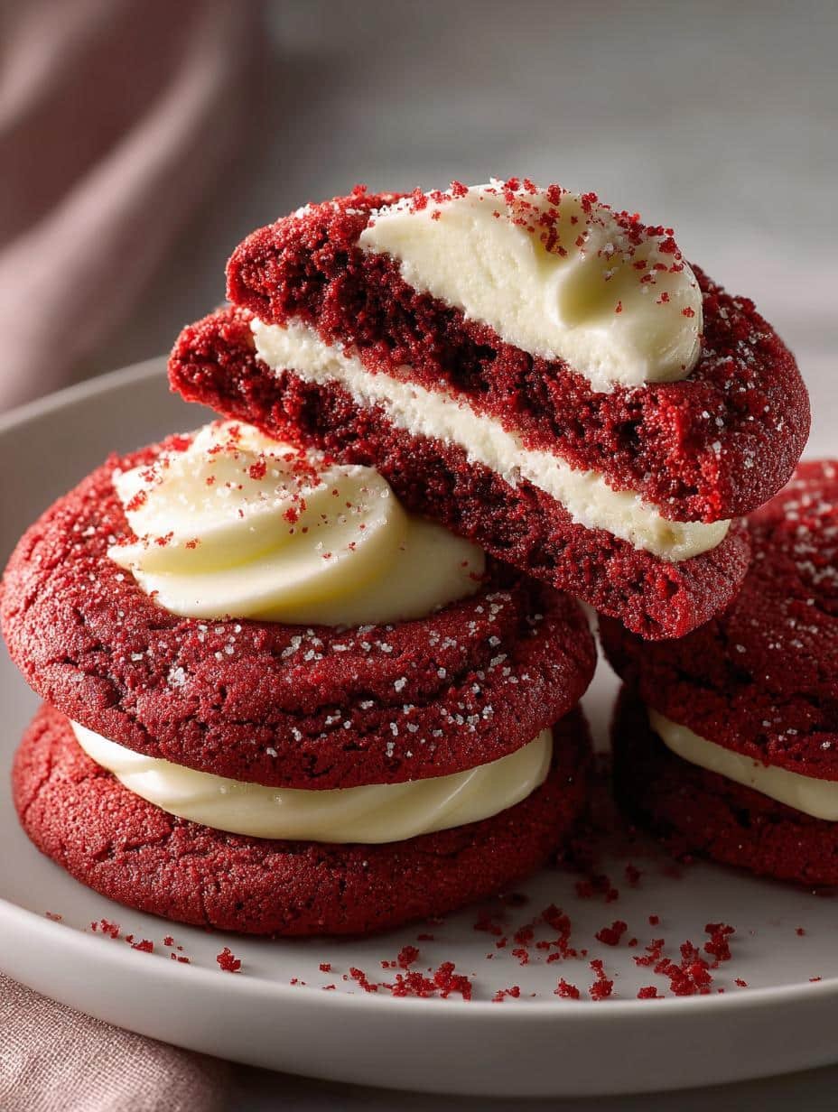 Red Velvet Cookies: 10 Irresistible Recipes to Try - Red Velvet Cookies - additional detail