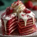 Red Velvet Pancakes