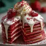 Red Velvet Pancakes