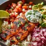 Salmon Taco Bowls