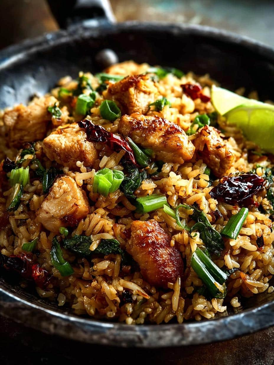 Sesame Ginger Chicken Fried Rice: 5 Ways to Enjoy 2 Sesame Ginger Chicken Fried Rice: 5 Ways to Enjoy - Sesame Ginger Chicken Fried - main visual representation