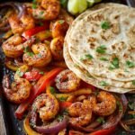 Sheet Pan Shrimp Fajitas