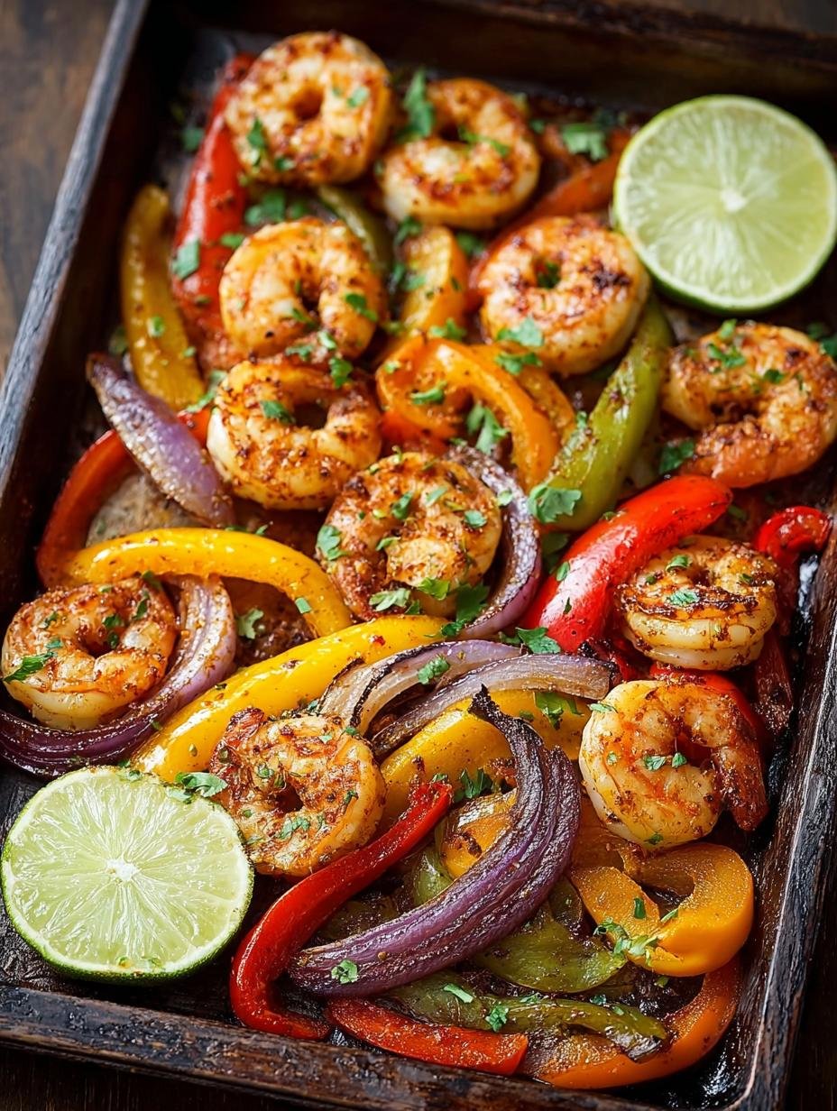 Sheet Pan Shrimp Fajitas: 20-Minute Flavor Explosion - Sheet Pan Shrimp Fajitas - additional detail