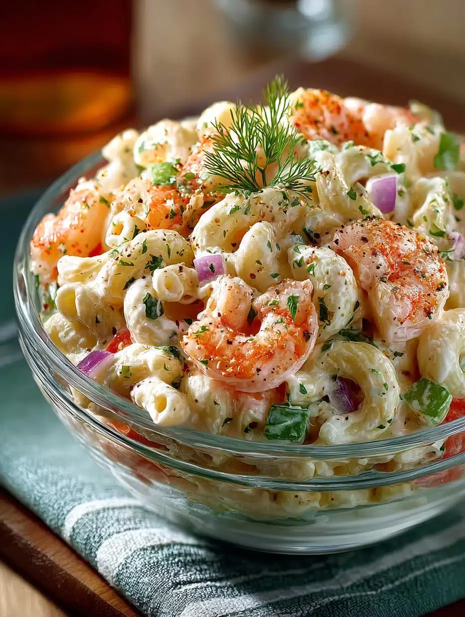 Shrimp Macaroni Salad: 7 Reasons to Love This Summer Dish - Shrimp Macaroni Salad - additional detail