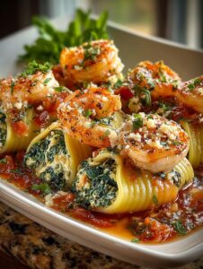 7 Irresistible Shrimp Spinach Stuffed Pasta Recipes 6 Shrimp Spinach Stuffed Pasta