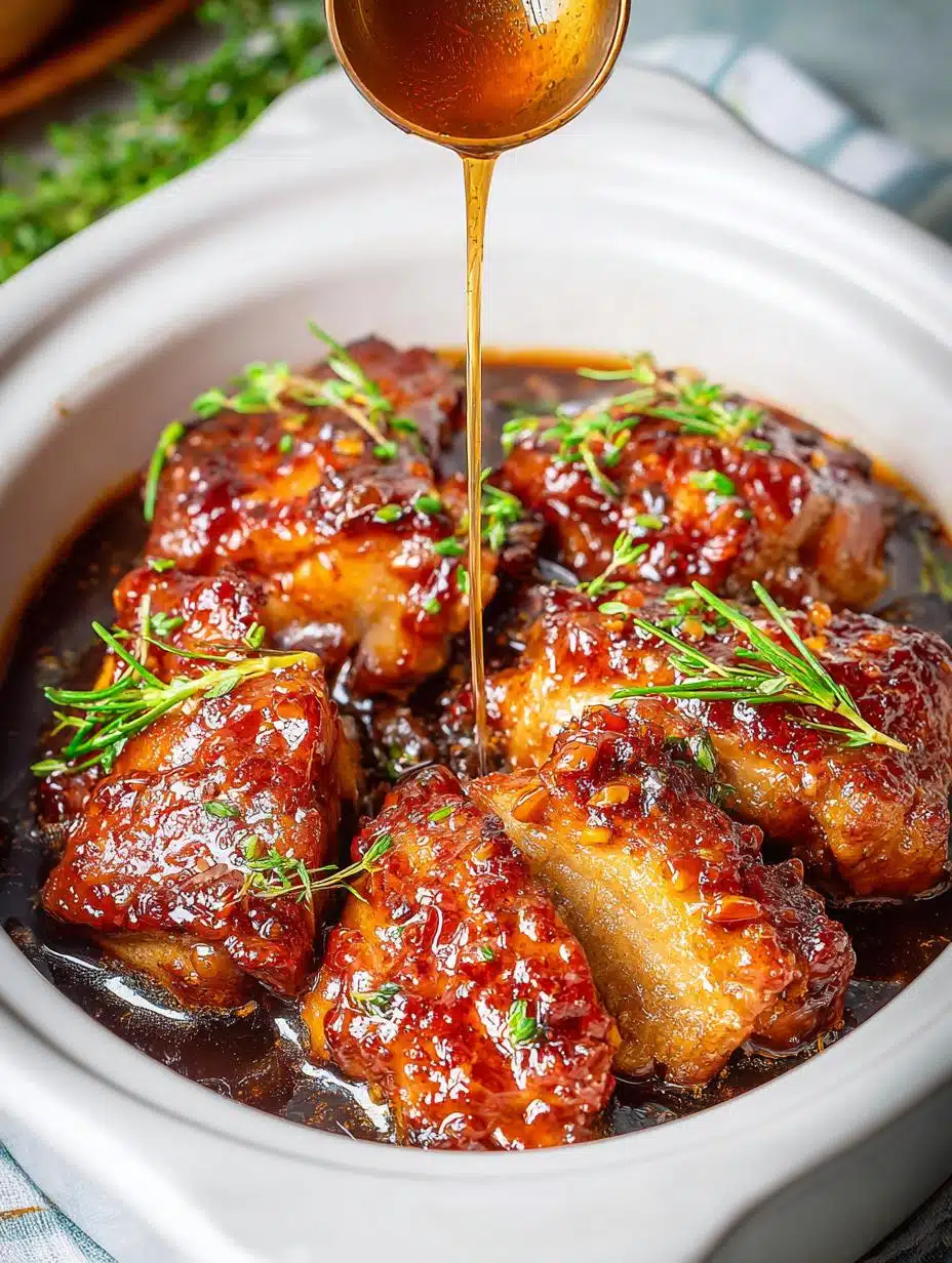 Slow Cooker Honey Garlic