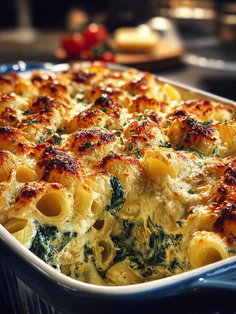 Spinach Artichoke Macaroni Cheese