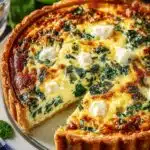 Spinach Feta Quiche