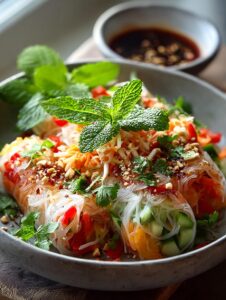Spring Roll Salad with