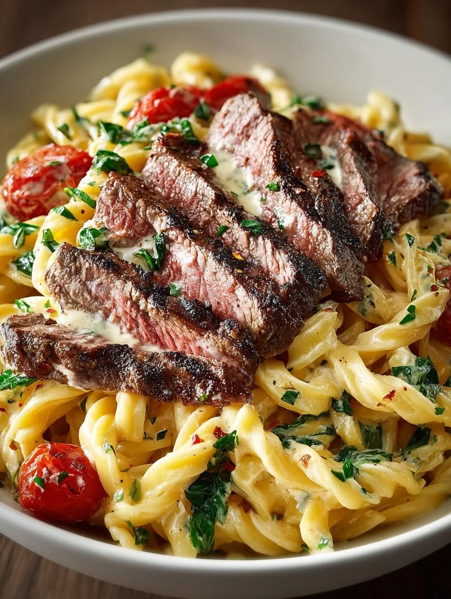 Steak Boursin Pasta: 5 Steps to Creamy Perfection - Steak Boursin Pasta - main visual representation