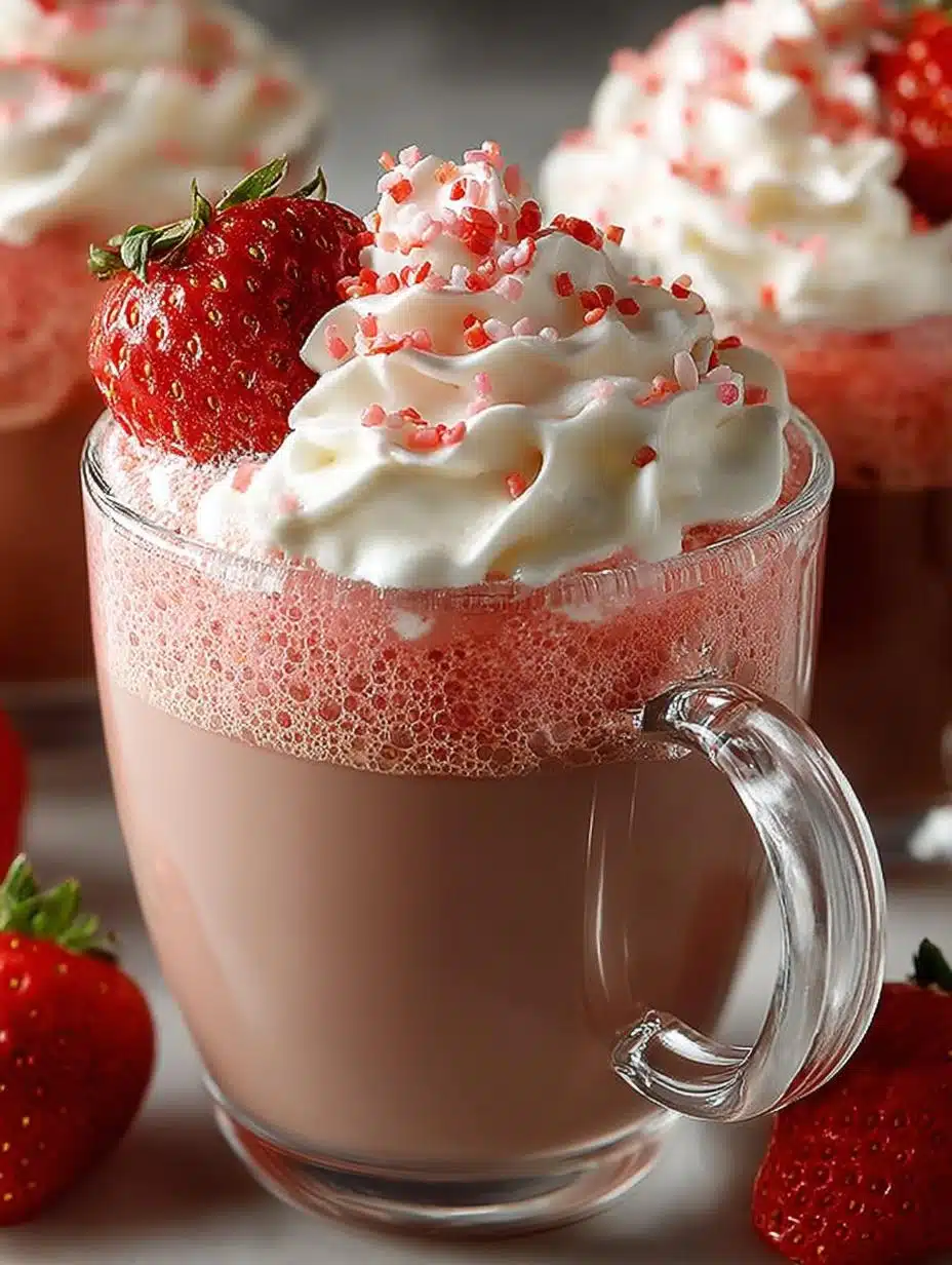 Strawberry Hot Chocolate