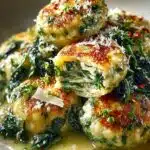 Sudtiroler Spinach Dumplings with Butter & Parmesan 4 Sudtiroler Spinach Dumplings with