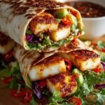 Sweet Chili Halloumi Wraps