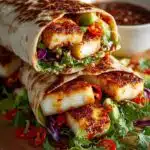 Sweet Chili Halloumi Wraps