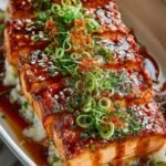 Teriyaki Salmon Sushi Bake
