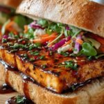 Teriyaki Tofu Sandwich