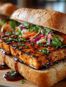 Teriyaki Tofu Sandwich