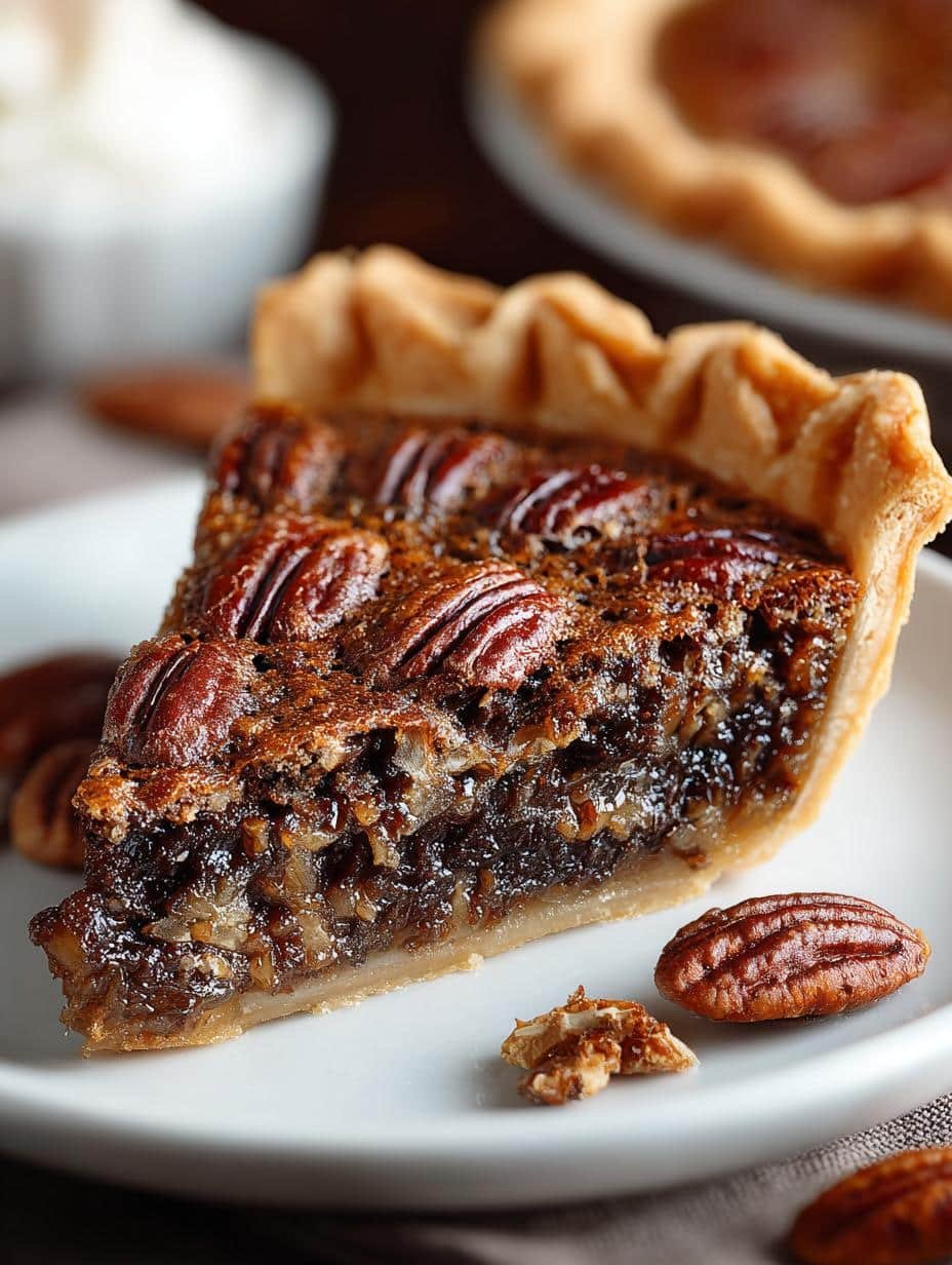 Irresistible Texas Chocolate Pecan Pie fresh from the oven on a cooling rack