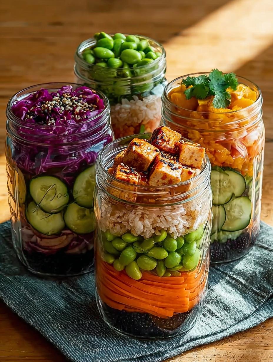 Tofu Sushi Salad Jars: A Creamy Delight for Health - Tofu Sushi Salad Jars - main visual representation