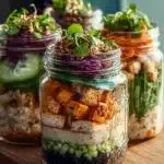 Tofu Sushi Salad Jars: A Creamy Delight for Health 4 Tofu Sushi Salad Jars