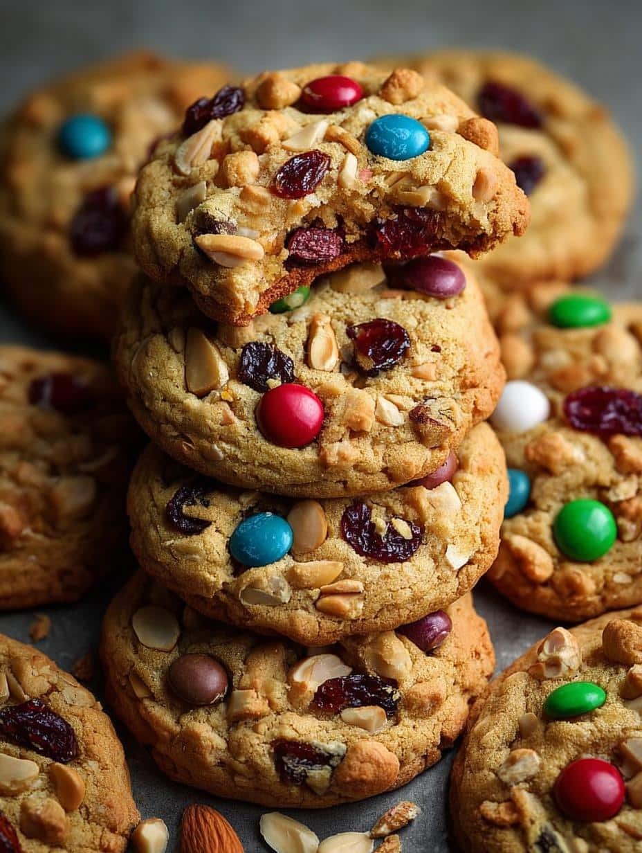 Trail Mix Cookies with