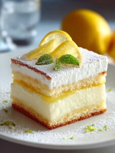 Triple Layer Lemon Cream