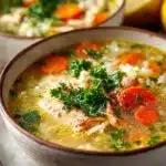 Turkey Rice Soup with