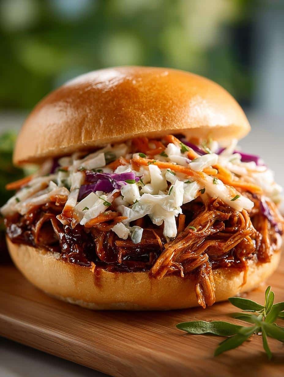 Vegan Bbq Jackfruit Sandwiches
