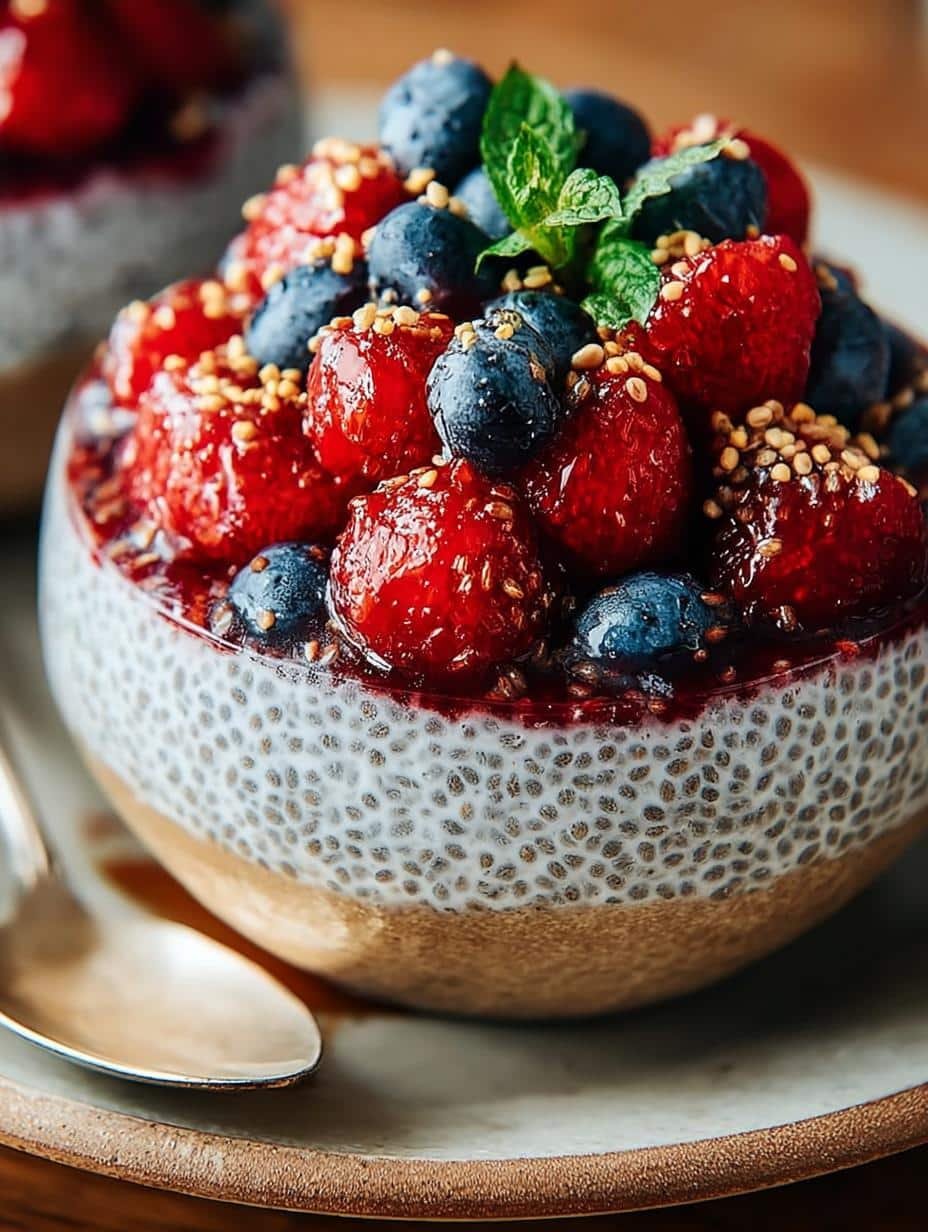 Vegan Chia Seed Pudding: 5-Minute Delight for Breakfast 3 Vegan Chia Seed Pudding: 5-Minute Delight for Breakfast - Vegan Chia Seed Pudding - additional detail