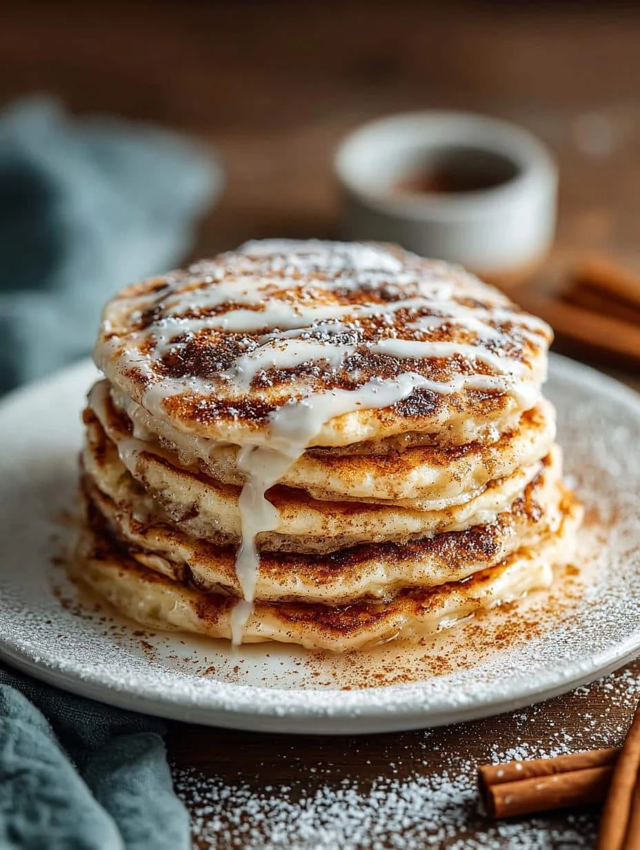 Vegan Cinnamon Swirl Pancakes
