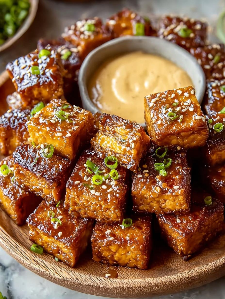 Vegan Honey Mustard Tempeh: 5 Easy Steps to Flavorful Bliss 2 Vegan Honey Mustard Tempeh: 5 Easy Steps to Flavorful Bliss - Vegan Honey Mustard Tempeh - additional detail