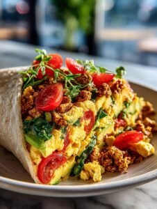 Vegan Tofu Scramble Breakfast