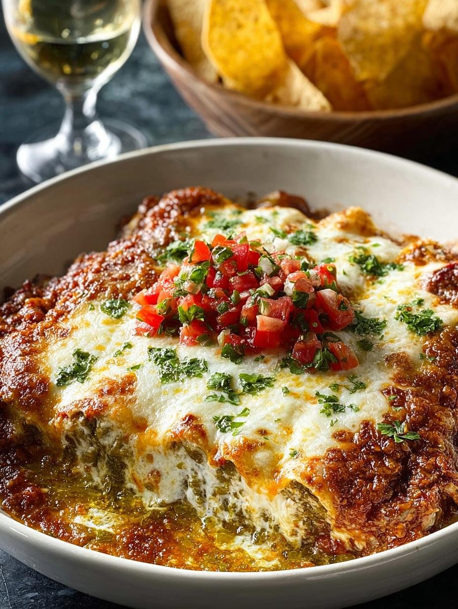 Vegetarian Hatch Chile Enchiladas Loaded with Flavor - Vegetarian Hatch Chile Enchiladas - additional detail