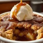 Warm Gooey Snickerdoodle Cobbler