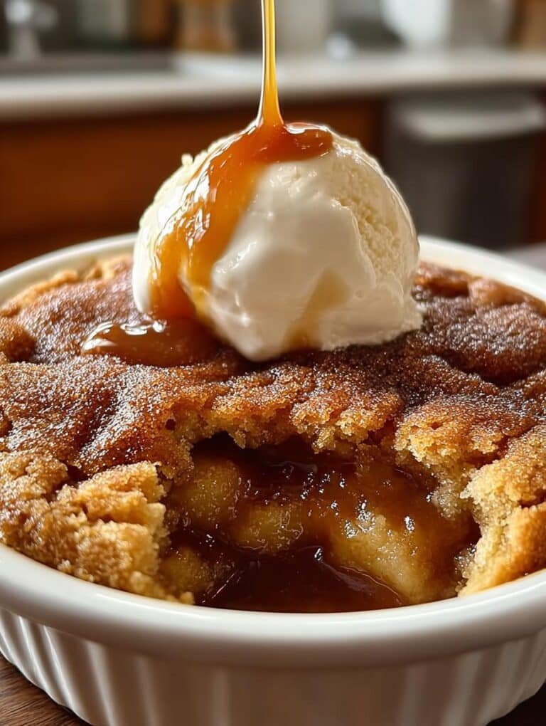 Warm Gooey Snickerdoodle Cobbler