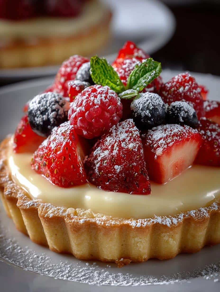Elegant White Chocolate Mousse Tarts: 6 Decadent Treats - White Chocolate Mousse Tarts - main visual representation