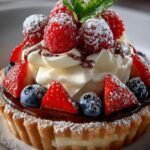 White Chocolate Mousse Tarts