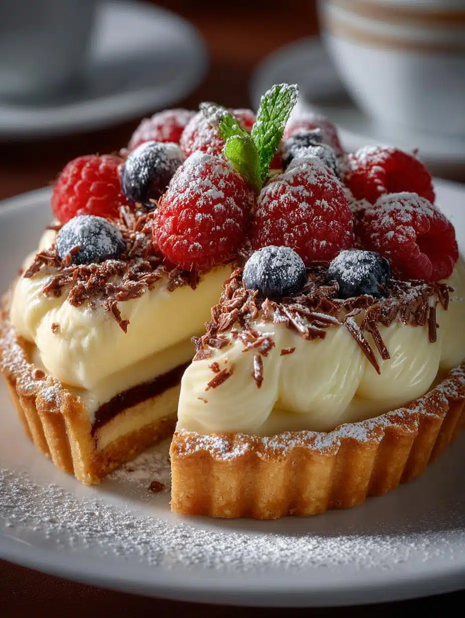 Elegant White Chocolate Mousse Tarts: 6 Decadent Treats - White Chocolate Mousse Tarts - additional detail