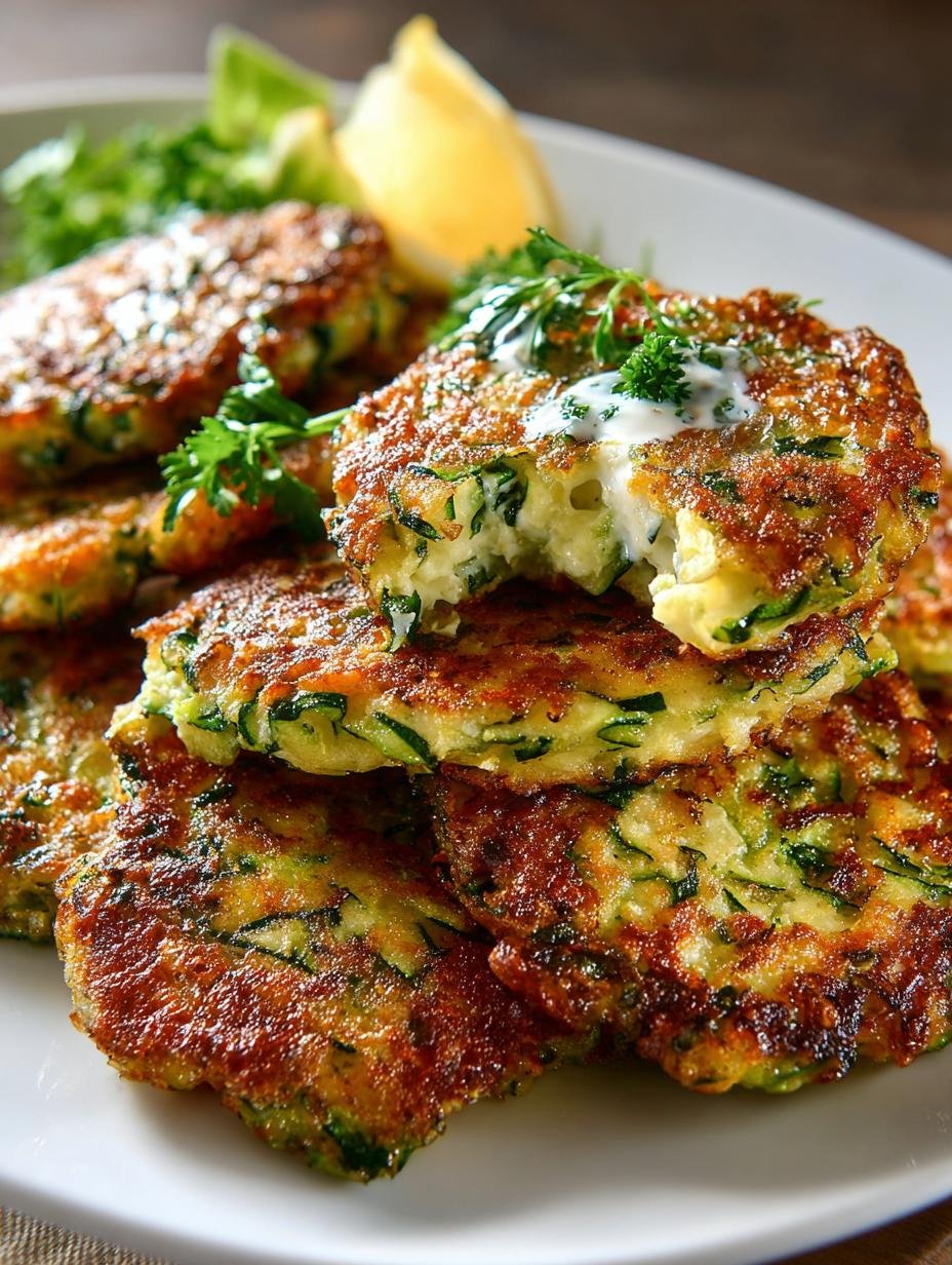 Crispy Zucchini Feta Fritters: 7 Reasons to Love Them - Zucchini Feta Fritters - main visual representation