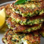 Zucchini Feta Fritters