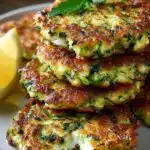 Zucchini Feta Fritters