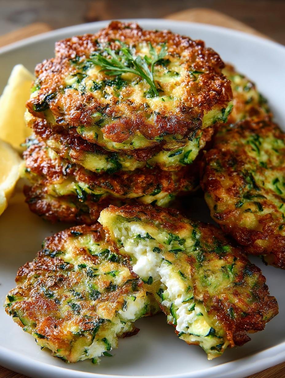 Crispy Zucchini Feta Fritters: 7 Reasons to Love Them - Zucchini Feta Fritters - additional detail