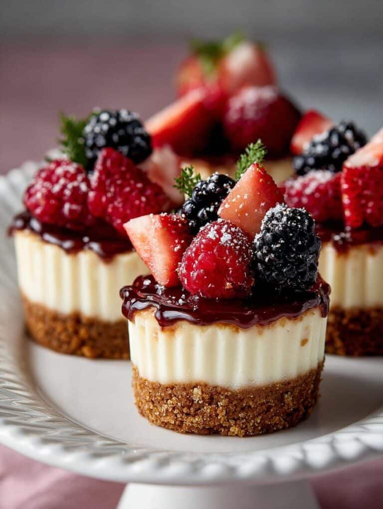 Bake Mini Cheesecakes