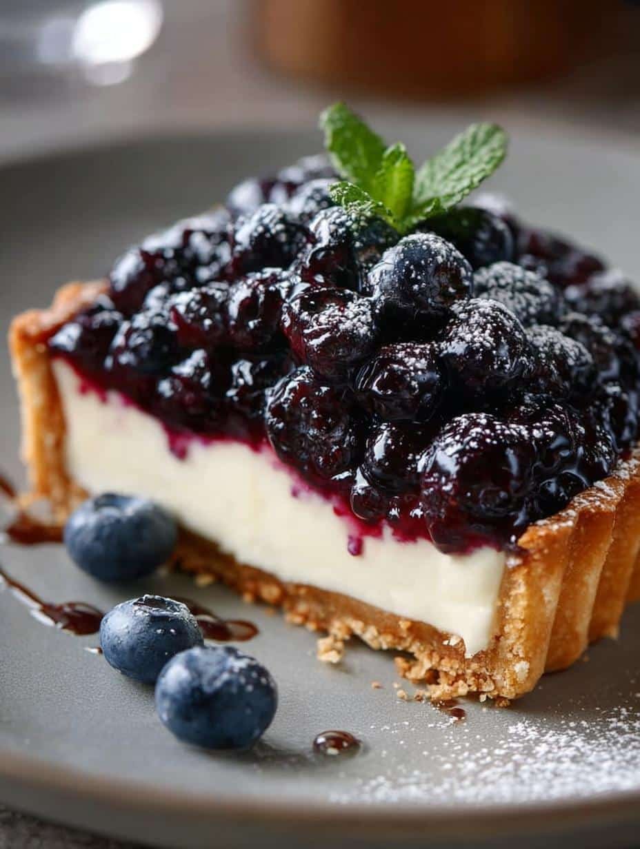 Blueberry Mascarpone Tart: An Elegant Dessert Delight - Blueberry Mascarpone Tart - main visual representation
