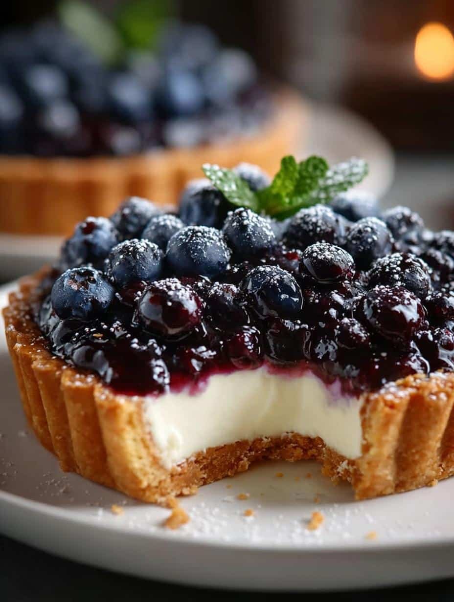 Blueberry Mascarpone Tart: An Elegant Dessert Delight - Blueberry Mascarpone Tart - additional detail