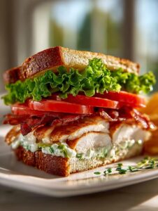 Chicken Club Sandwich with